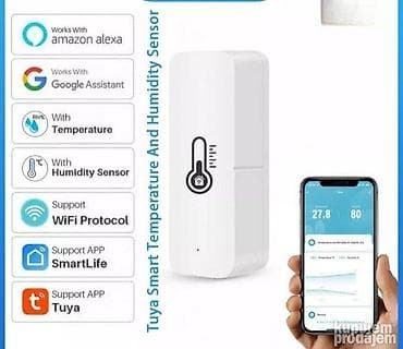 WiFi Termometar - TUYA Smart Life Smart HOME Senzor Temperature i na lalafo.rs — 5 WiFi Termometar - TUYA Smart Life Smart HOME Senzor Temperature i — 5