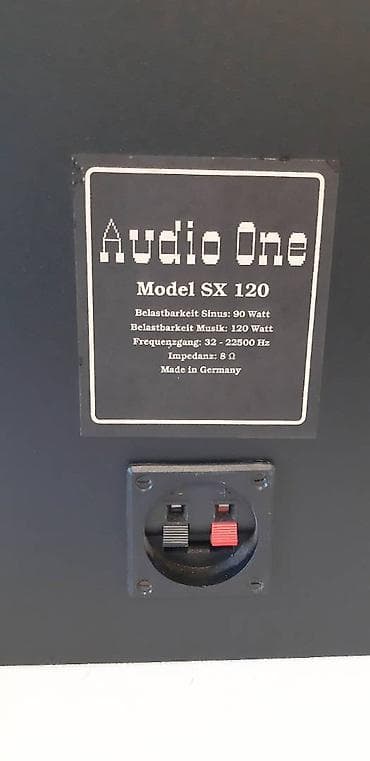 Odlično očuvani zvučnici marke Audio One SX 120 Vintage nemački at lalafo.rs — 6 Odlično očuvani zvučnici marke Audio One SX 120 Vintage nemački — 6