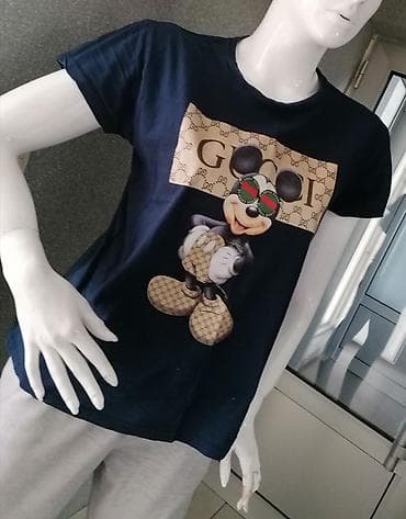 Majica sa štampanim motivom, kao nova, veličina M, materijal pamuk sa na lalafo.rs — 1 Majica sa štampanim motivom, kao nova, veličina M, materijal pamuk sa — 1