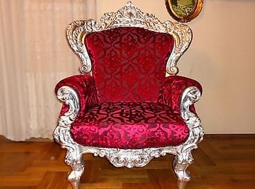 Stilska fotelja,dvosed,sofa,puno drvo.Novo na lalafo.rs Stilska fotelja,dvosed,sofa,puno drvo.Novo