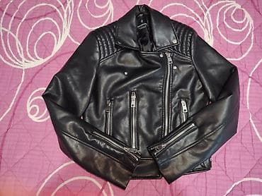 Kožna jakna – biker stil - Boja: crna - Materijal: veštačka koža (PU) na lalafo.rs — 2 Kožna jakna – biker stil - Boja: crna - Materijal: veštačka koža (PU) — 2