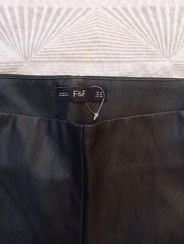 pantalone butiku ali: Crne ženske pantalone od eko kože (F&F). - Model: uske/skinny sa na lalafo.rs — 5 pantalone butiku ali: Crne ženske pantalone od eko kože (F&F). - Model: uske/skinny sa — 5