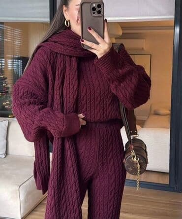 Komplet trikotaža 2 u 1
Šal, džemper i pantalone
Cena : 3.900 dinara na lalafo.rs Komplet trikotaža 2 u 1
Šal, džemper i pantalone
Cena : 3.900 dinara