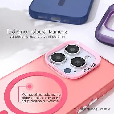 Maska Magsafe Clear za iPhone 16 Plus 6.7 roze. Uz brzu dostavu i na lalafo.rs — 3 Maska Magsafe Clear za iPhone 16 Plus 6.7 roze. Uz brzu dostavu i — 3