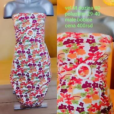 Letnja strapless haljina sa cvetnim printom - Brend: Miss Two - na lalafo.rs — 1 Letnja strapless haljina sa cvetnim printom - Brend: Miss Two - — 1