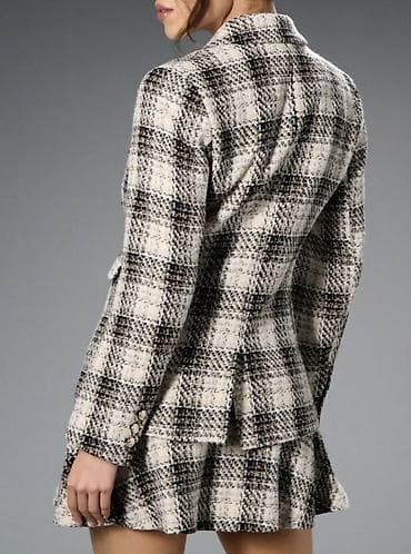 Komplet suknja + sako od tvida u karo dezenu - Dvodijelni set na lalafo.rs — 3 Komplet suknja + sako od tvida u karo dezenu - Dvodijelni set — 3