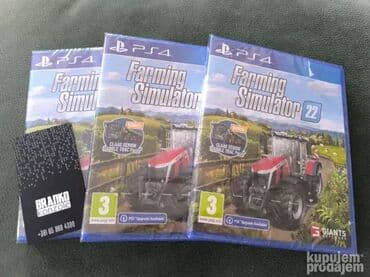 NOVO, NEOTPAKOVANOFarming Simulator 22 za Playstation 4 Informacije 14 na lalafo.rs NOVO, NEOTPAKOVANOFarming Simulator 22 za Playstation 4 Informacije 14
