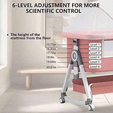 Table legs: Krevetac za bebe 3u1 Krevetac sa tockovima, dusekom i mrezom protiv at lalafo.rs — 5 Table legs: Krevetac za bebe 3u1 Krevetac sa tockovima, dusekom i mrezom protiv — 5