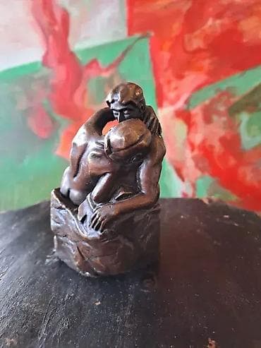 Rodenova bronzana reprodukcija. Visina 11cm na lalafo.rs — 4 Rodenova bronzana reprodukcija. Visina 11cm — 4