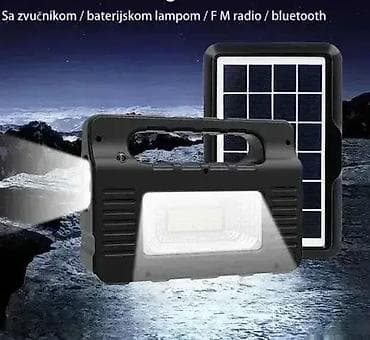 Camping equipment: Prenosivi solarnik sistem
solarna lampa
2875.0 at lalafo.rs — 1 Camping equipment: Prenosivi solarnik sistem
solarna lampa
2875.0 — 1