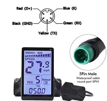 Bike accessories: LCD DISPLEJ ZA ELEKTRIČNI BICIKLI, PANEL UART2 M5 | . U at lalafo.rs — 1 Bike accessories: LCD DISPLEJ ZA ELEKTRIČNI BICIKLI, PANEL UART2 M5 | . U — 1