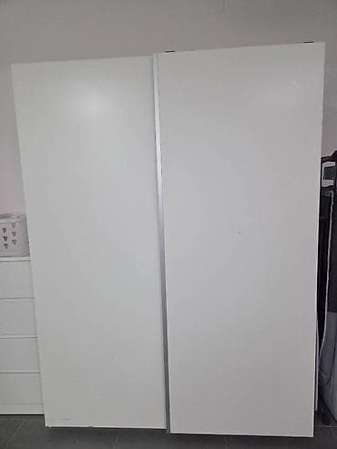 Klizni garderober – bele boje Orman je visine 201cm, 56cm dubina i na lalafo.rs Klizni garderober – bele boje Orman je visine 201cm, 56cm dubina i