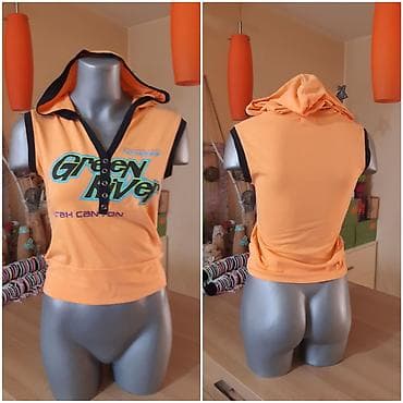 Ženski bezrukavnik/majica sa kapuljačom PFU. - Model: bez rukava na lalafo.rs — 2 Ženski bezrukavnik/majica sa kapuljačom PFU. - Model: bez rukava — 2