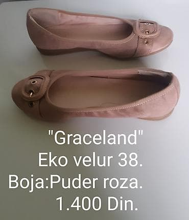 Graceland baletanke – eko velur - Veličina: 38 - Boja: puder roze - at lalafo.rs — 3 Graceland baletanke – eko velur - Veličina: 38 - Boja: puder roze - — 3