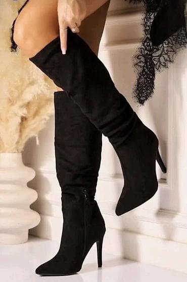 Čizme, 38, bоја - Crna na lalafo.rs — 1 Čizme, 38, bоја - Crna — 1