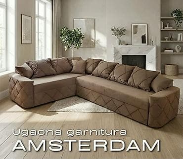 Sectional sofas: Ugaona garnitura AMSTERDAM - Moderan dizajn sa elegantnim prošivima at lalafo.rs — 5 Sectional sofas: Ugaona garnitura AMSTERDAM - Moderan dizajn sa elegantnim prošivima — 5