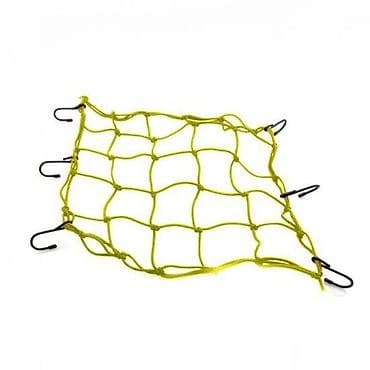 Elastična mreža za prtljag (žuta) sa kukama - Namena: fiksiranje na lalafo.rs Elastična mreža za prtljag (žuta) sa kukama - Namena: fiksiranje