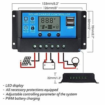 Solarni kontroleri regulatori 10a, 30a, NOVO NOVO 10a 1000 din 30a at lalafo.rs — 7 Solarni kontroleri regulatori 10a, 30a, NOVO NOVO 10a 1000 din 30a — 7