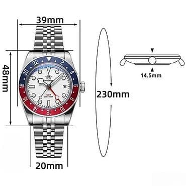 ADDIESDIVE AD2044 - 39mm -Pepsi- TUDOR Black Bay 58 GMT Hom Potpuno na lalafo.rs — 8 ADDIESDIVE AD2044 - 39mm -Pepsi- TUDOR Black Bay 58 GMT Hom Potpuno — 8