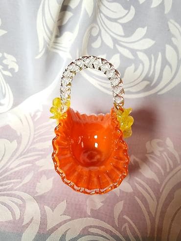 Murano nova korpa,duvano staklo 70te. Korpica nova,sve na njoj je na lalafo.rs — 8 Murano nova korpa,duvano staklo 70te. Korpica nova,sve na njoj je — 8