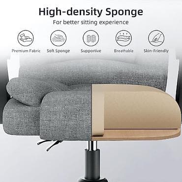 Office Furniture: Ergonomska kancelarijska stolica – tkanina, siva - Ergonomski dizajn at lalafo.rs — 3 Office Furniture: Ergonomska kancelarijska stolica – tkanina, siva - Ergonomski dizajn — 3