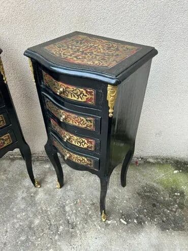 Antique Dressers: Stare stilske Boulle komode / noćni ormarići Stare Boulle komode / at lalafo.rs — 8 Antique Dressers: Stare stilske Boulle komode / noćni ormarići Stare Boulle komode / — 8