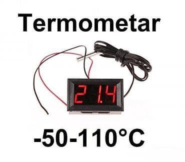 Digitalni panel termometar sa sondom - Opseg merenja: −50 do +110 °C na lalafo.rs Digitalni panel termometar sa sondom - Opseg merenja: −50 do +110 °C
