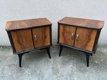 Antique Dressers: Retro Art Deco noćni ormarići / stočići - MOGUĆ PREVOZ U dobrom at lalafo.rs — 9 Antique Dressers: Retro Art Deco noćni ormarići / stočići - MOGUĆ PREVOZ U dobrom — 9