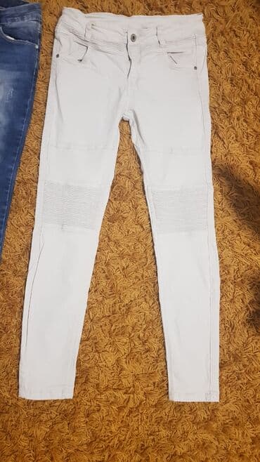 Ženske farmerke – 2 modela (skinny) - Model 1: Bele skinny farmerke na lalafo.rs Ženske farmerke – 2 modela (skinny) - Model 1: Bele skinny farmerke