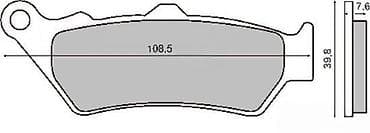 Prednji kočioni paknovi za motocikl - Dimenzije pločice: dužina 108,5 at lalafo.rs Prednji kočioni paknovi za motocikl - Dimenzije pločice: dužina 108,5
