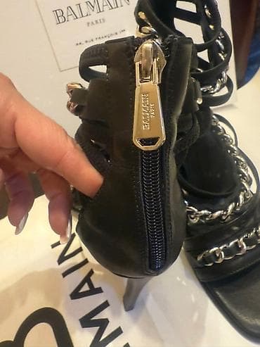 Balmain Diva Chain-Trim Strappy Sandal - Luksuzne ženske sandale sa na lalafo.rs — 6 Balmain Diva Chain-Trim Strappy Sandal - Luksuzne ženske sandale sa — 6