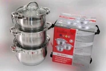 Set lonaca Excellent Life – nerđajući čelik - Komplet od 3 lonca sa na lalafo.rs Set lonaca Excellent Life – nerđajući čelik - Komplet od 3 lonca sa