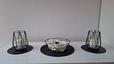 JYSK Dva Svećnjaka NORDIC Ø16xV19cm crna + Sinsay ukrasna činija crna na lalafo.rs — 9 JYSK Dva Svećnjaka NORDIC Ø16xV19cm crna + Sinsay ukrasna činija crna — 9