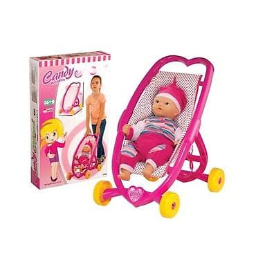 DeÄiji set za igru: kolica za lutku Candy - SimpatiÄna roze kolica sa na lalafo.rs DeÄiji set za igru: kolica za lutku Candy - SimpatiÄna roze kolica sa