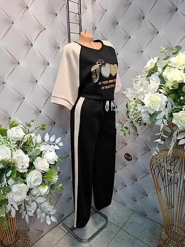 pantalone gina benotti: Ženski dvodelni komplet – duks + pantalone široke nogavice. - Gornji na lalafo.rs — 4 pantalone gina benotti: Ženski dvodelni komplet – duks + pantalone široke nogavice. - Gornji — 4