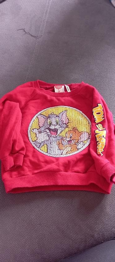 Dečji duks Tom & Jerry - Boja: intenzivno crvena - Dizajn: veliki na lalafo.rs — 1 Dečji duks Tom & Jerry - Boja: intenzivno crvena - Dizajn: veliki — 1