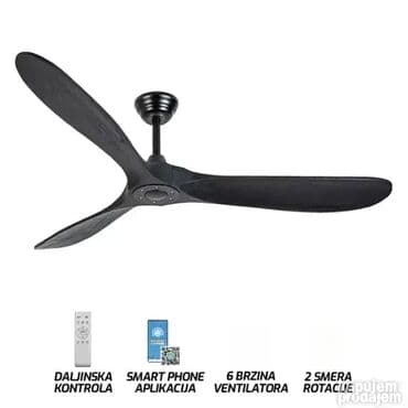 Plafonski ventilatori: ***2 smera rotacije** Snaga: Motor 32WBrzina: 6Broj obrtaja na lalafo.rs — 3 Plafonski ventilatori: ***2 smera rotacije** Snaga: Motor 32WBrzina: 6Broj obrtaja — 3