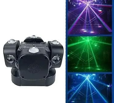 🎉 Laser sa 4 roto glave RGB sa strob efektom Laser sa četiri roto na lalafo.rs — 2 🎉 Laser sa 4 roto glave RGB sa strob efektom Laser sa četiri roto — 2