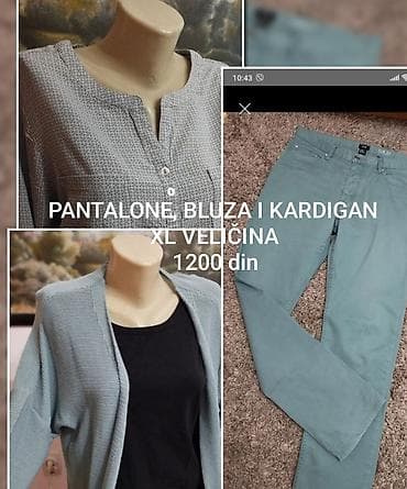 pantalone butiku ali: KARDIGAN,BLUZA I PANTALONE U XL veličini za svega 1200 din na lalafo.rs — 1 pantalone butiku ali: KARDIGAN,BLUZA I PANTALONE U XL veličini za svega 1200 din — 1