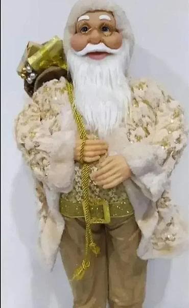 Deda Mraz visine 90 cm – dostupan u 3 dezena Velika praznična at lalafo.rs — 4 Deda Mraz visine 90 cm – dostupan u 3 dezena Velika praznična — 4