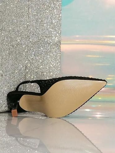 Elegantne ženske slingback štikle - Boja: crna - Dizajn: špicasti na lalafo.rs — 2 Elegantne ženske slingback štikle - Boja: crna - Dizajn: špicasti — 2