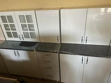 Kuhinjski elementi – komplet visećih i donjih elemenata sa radnim na lalafo.rs — 1 Kuhinjski elementi – komplet visećih i donjih elemenata sa radnim — 1