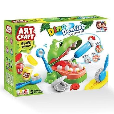 ART CRAFT Dino Dentist – set za igru sa plastelinom - Kreativni set na lalafo.rs — 1 ART CRAFT Dino Dentist – set za igru sa plastelinom - Kreativni set — 1