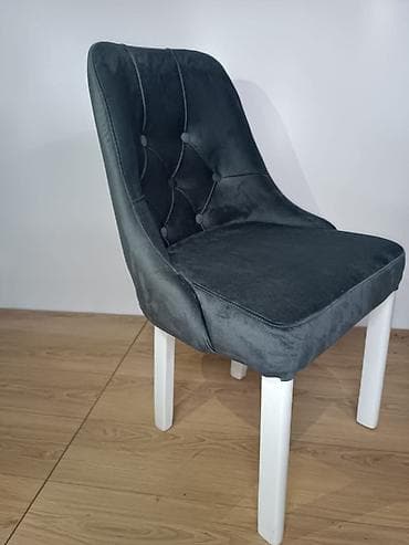 Antique Furniture: Tapacirane stolice sa dugmadima – elegantan model za trpezariju ili at lalafo.rs — 8 Antique Furniture: Tapacirane stolice sa dugmadima – elegantan model za trpezariju ili — 8