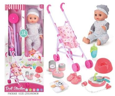 Set „My First Doll“ – lutka sa kolicima i bogatim priborom - Lutka na lalafo.rs Set „My First Doll“ – lutka sa kolicima i bogatim priborom - Lutka