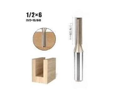 Tools & Equipment: Ravno glodalo za drvo – 1/2" drška, prečnik 6 mm, rezna dubina 1-3/16" at lalafo.rs — 4 Tools & Equipment: Ravno glodalo za drvo – 1/2" drška, prečnik 6 mm, rezna dubina 1-3/16" — 4