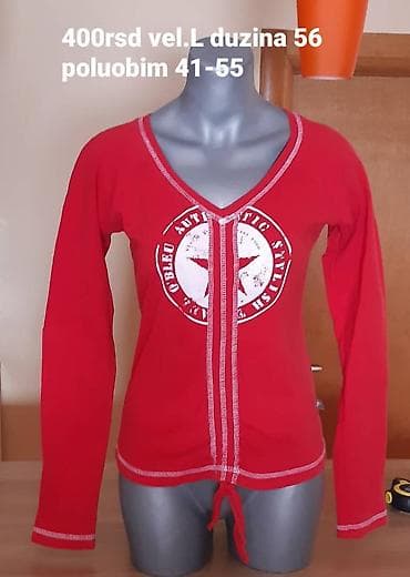 zenske broj: Crvena ženska majica dugih rukava, brend O’bleu (Fresh Girls) at lalafo.rs — 1 zenske broj: Crvena ženska majica dugih rukava, brend O’bleu (Fresh Girls) — 1