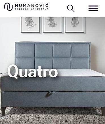 Ormari: Francuski ležaj QUATRO Numanović Dimenzije : 160 x 207 cm ( dušek na lalafo.rs — 1 Ormari: Francuski ležaj QUATRO Numanović Dimenzije : 160 x 207 cm ( dušek — 1