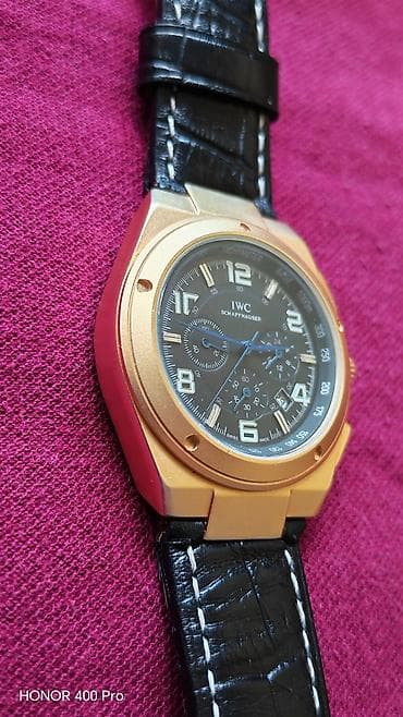 IWC Schaffhausen ručni sat – hronograf, zlatno kućište - Analogni na lalafo.rs — 2 IWC Schaffhausen ručni sat – hronograf, zlatno kućište - Analogni — 2