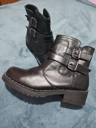 Ženske kožne gležnjače Milada E005, broj 39. - Boja: crna - na lalafo.rs — 1 Ženske kožne gležnjače Milada E005, broj 39. - Boja: crna - — 1